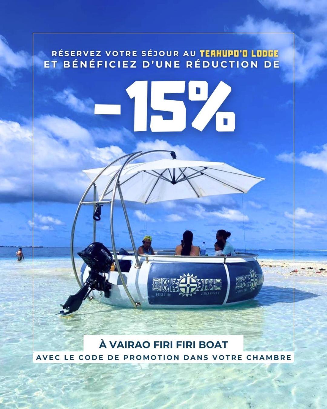 Teahupo'O Lodge, Fare Raepu'U, L'Aventure Du Bout De L'Ile En Famille Ou Entre Amis Teahupoo Bagian luar foto